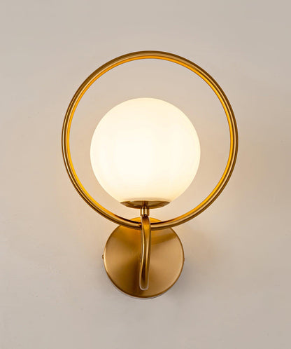 Fort Halo Gold Wall Light
