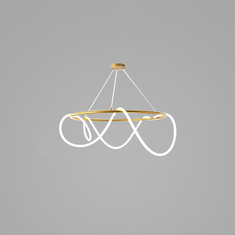 Flexible Linear Curve Chandelier