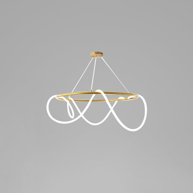 Flexible Linear Curve Chandelier