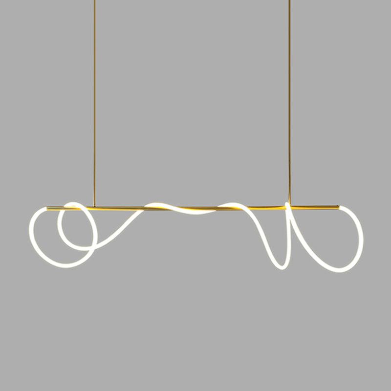 Flexible Linear Curve Chandelier