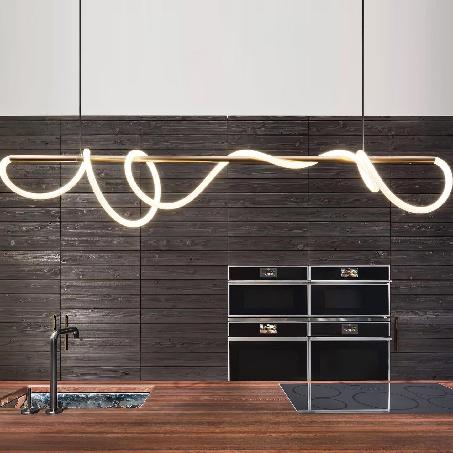 Flexible Linear Curve Chandelier