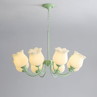 French Lily Chandelier