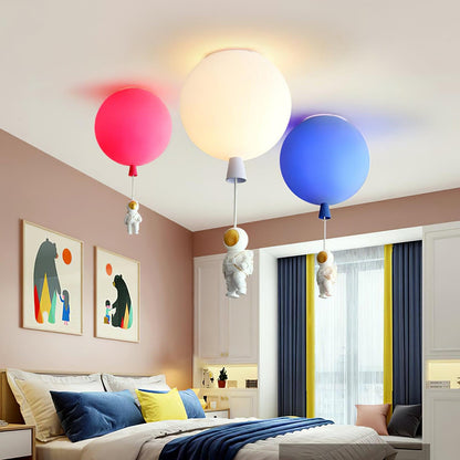 Frosted Balloon Ceiling Light