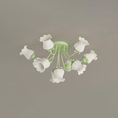 مصباح سقف على شكل زهرة الحديقة