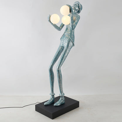 Gentleman Sculpture Floor Lamp