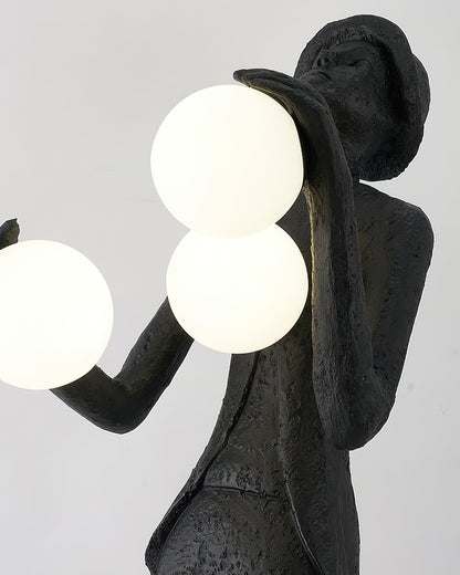 Gentleman Sculpture Floor Lamp