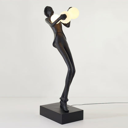 Gentleman Sculpture Floor Lamp