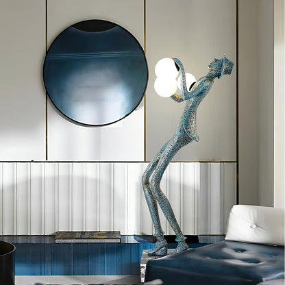 Gentleman Sculpture Floor Lamp