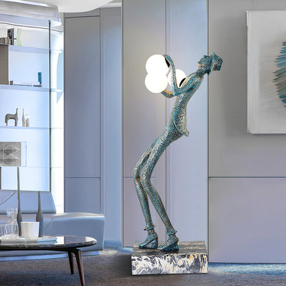 Gentleman Sculpture Floor Lamp