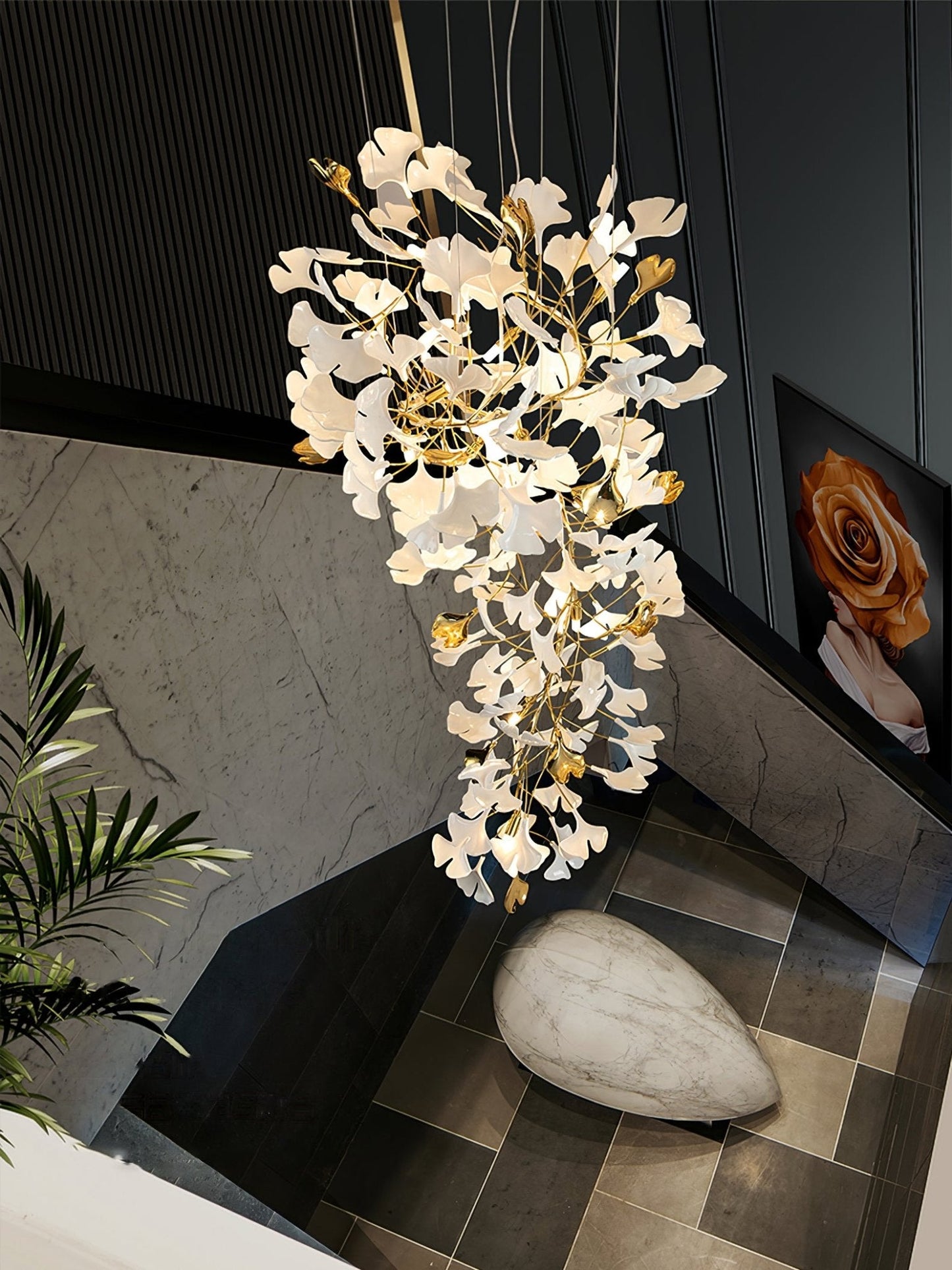 Gingko Chandelier Z