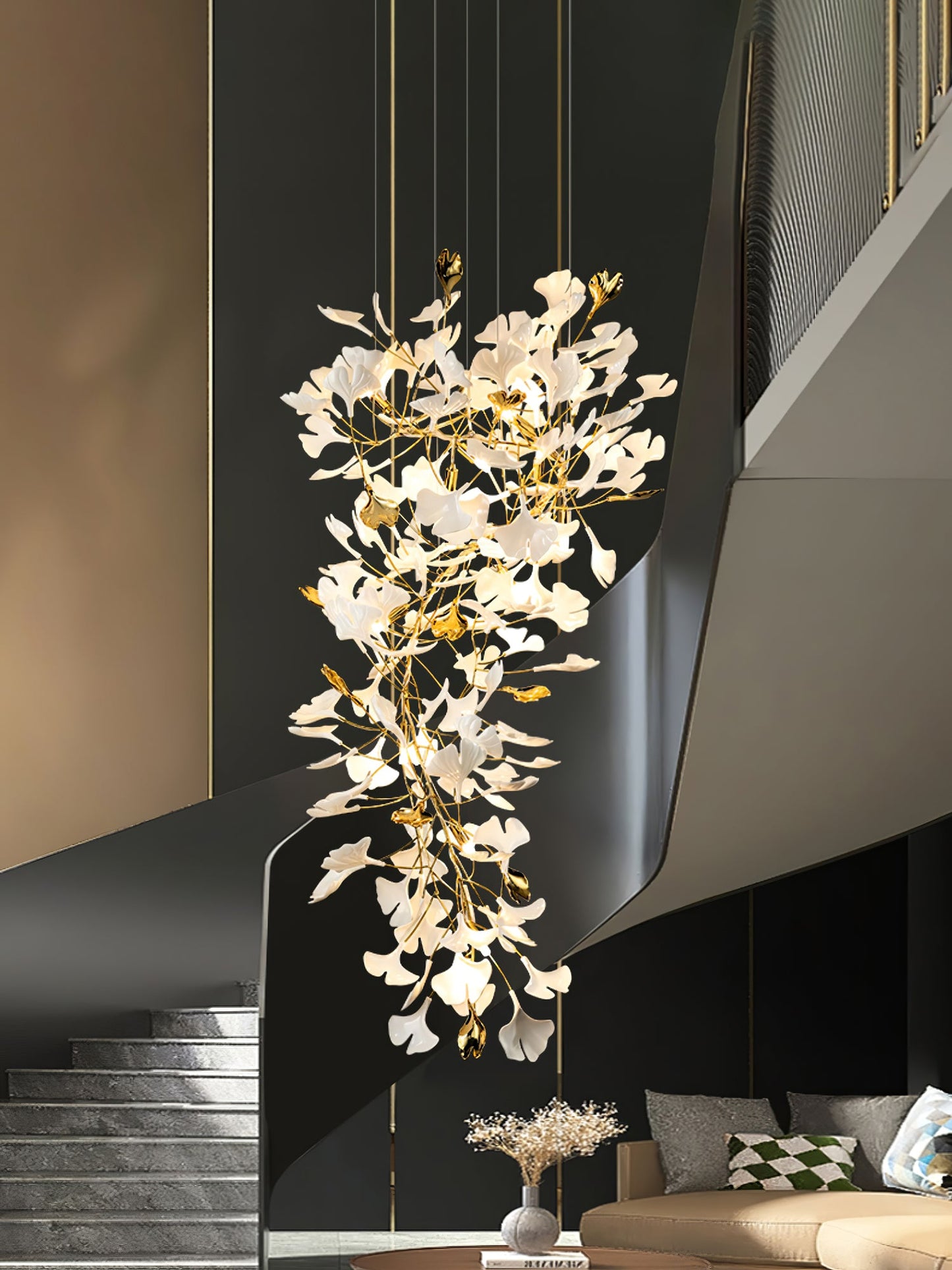 Gingko Chandelier Z