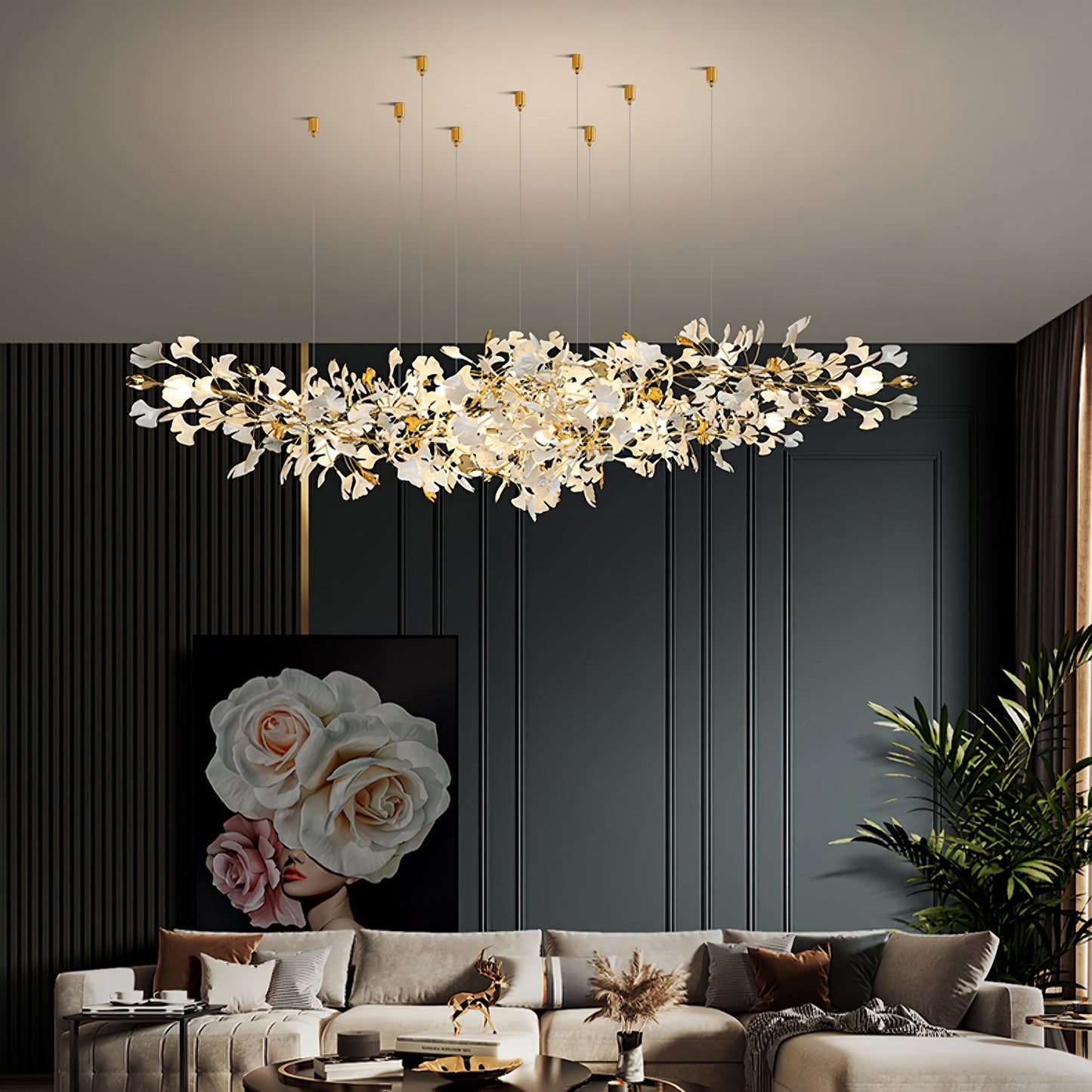 Gingko Chandelier Z