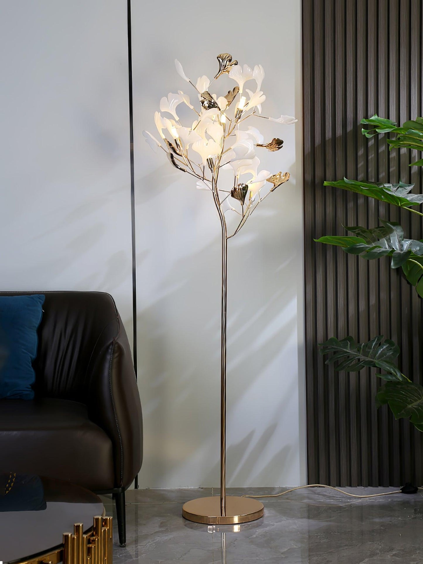 Gingko Leaf Floor Lamp