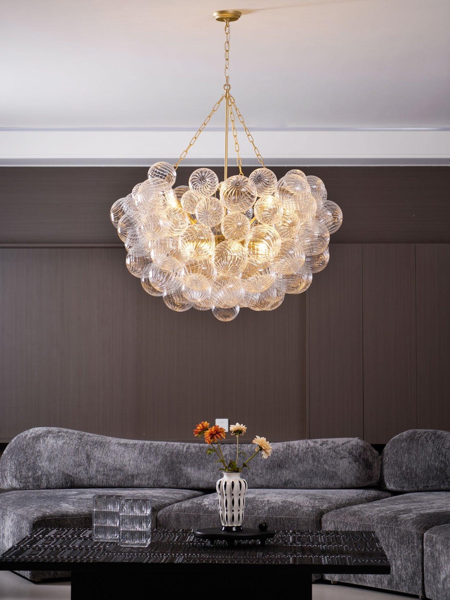 Glass Ball Bubbles Chandelier