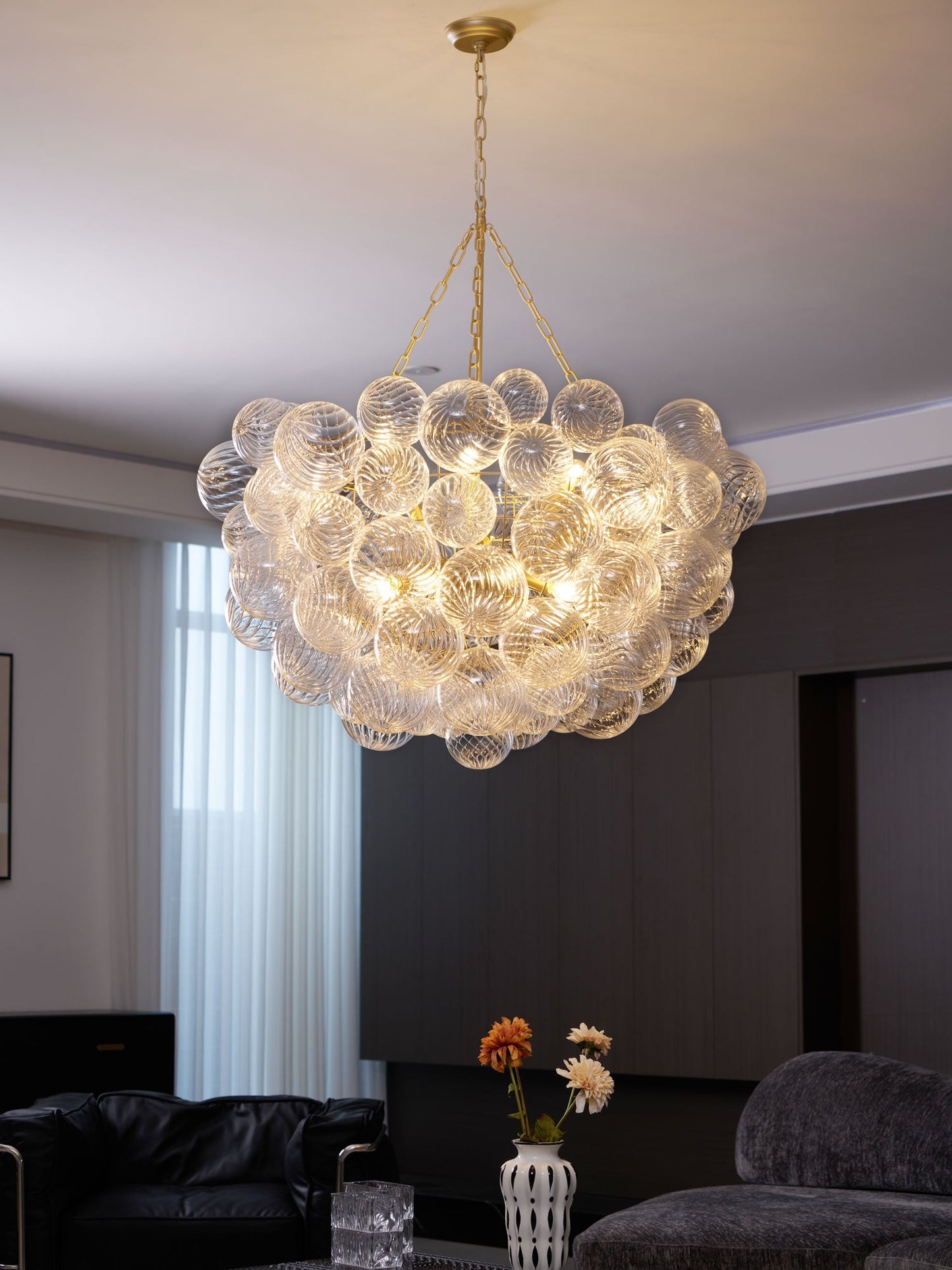 Glass Ball Bubbles Chandelier