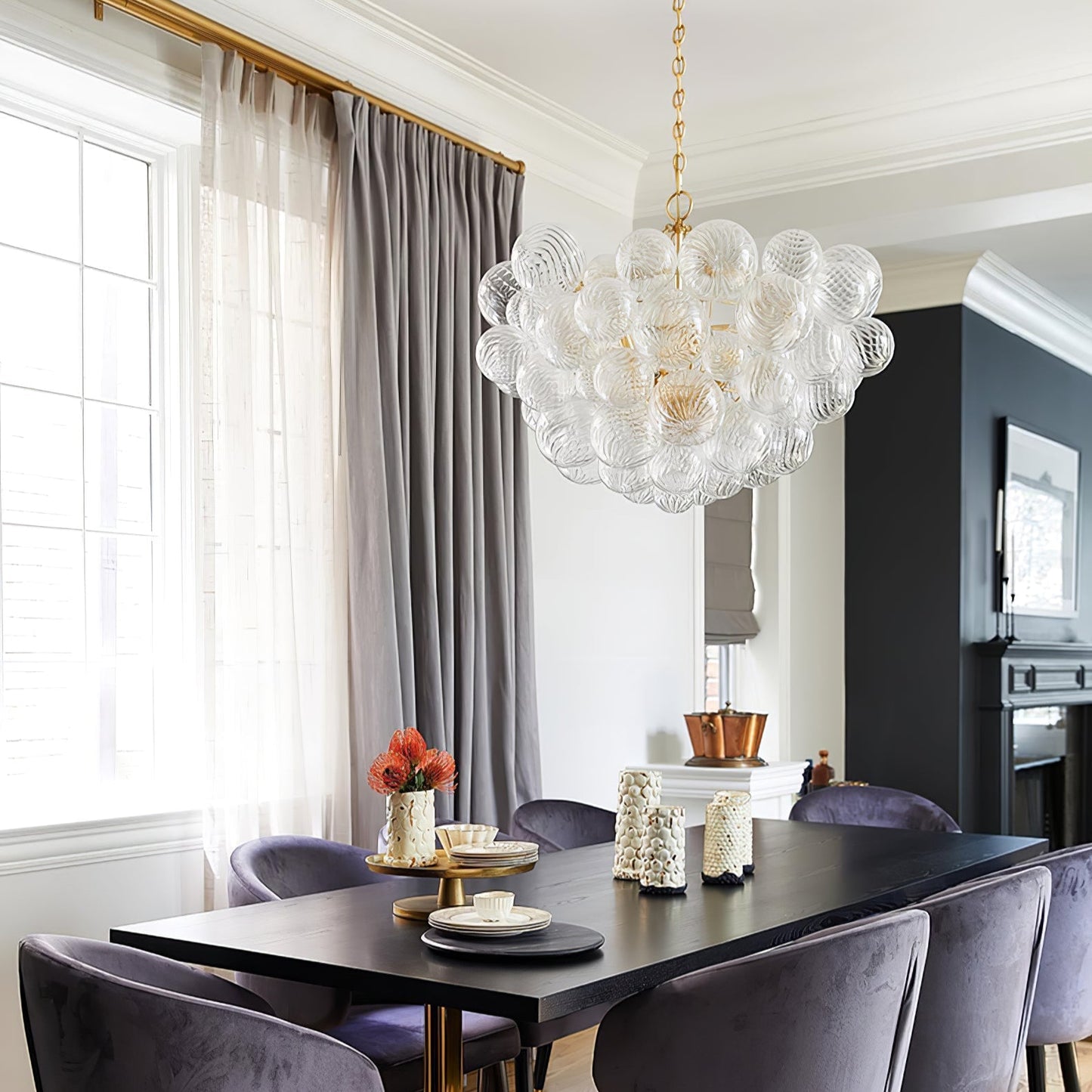 Glass Ball Bubbles Chandelier