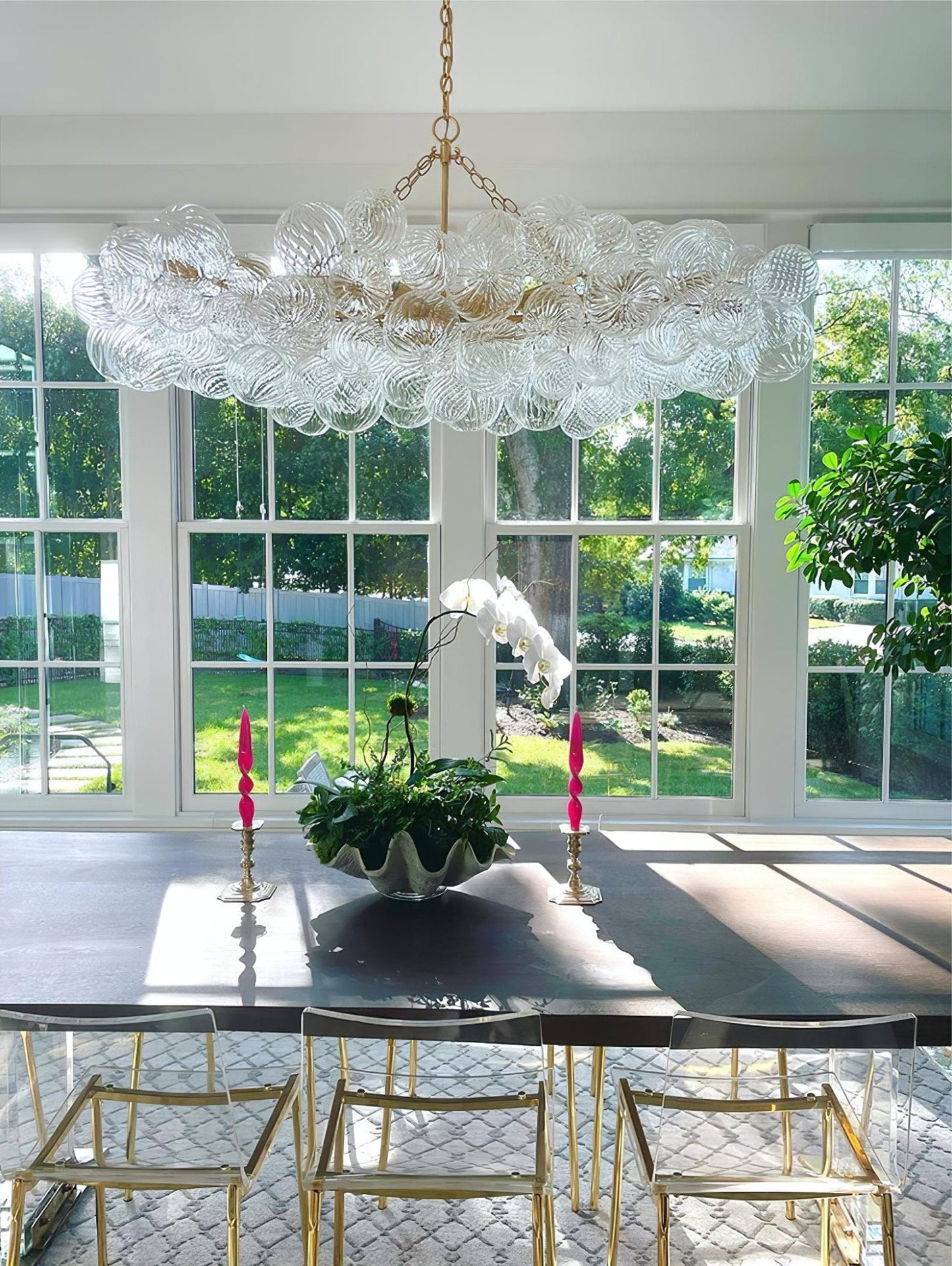 Glass Ball Bubbles Chandelier