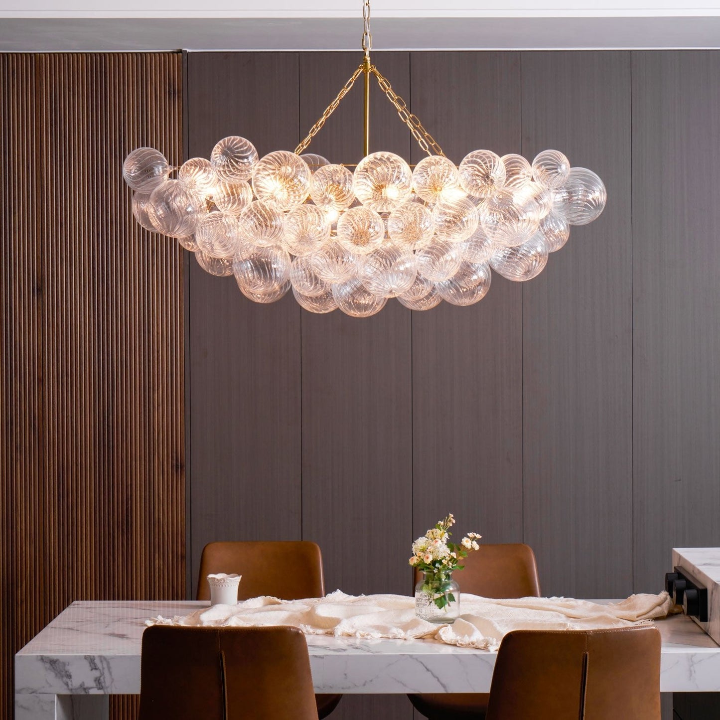 Glass Ball Bubbles Chandelier