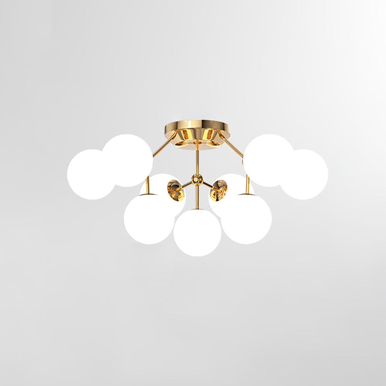 Glass Balls Cluster Ceiling Lamp