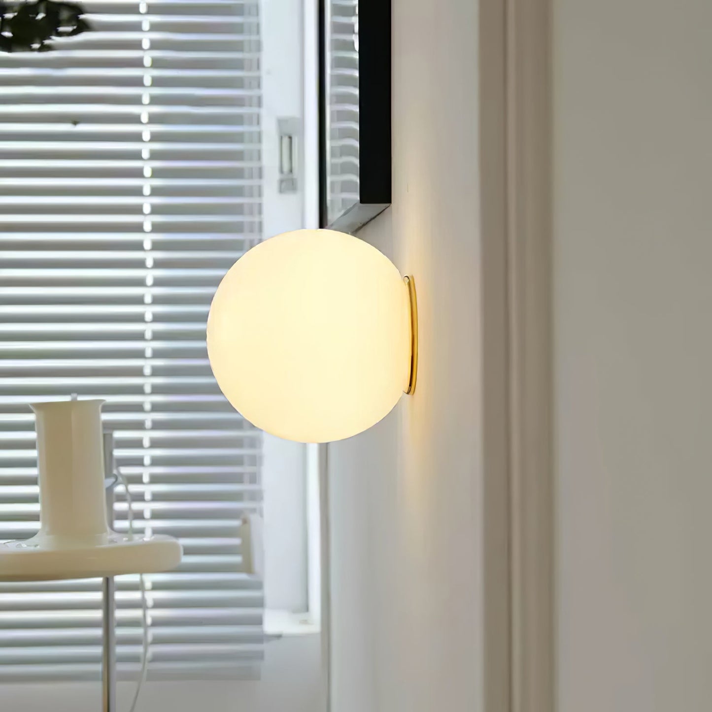 Glass Mini Orb Wall Lamp