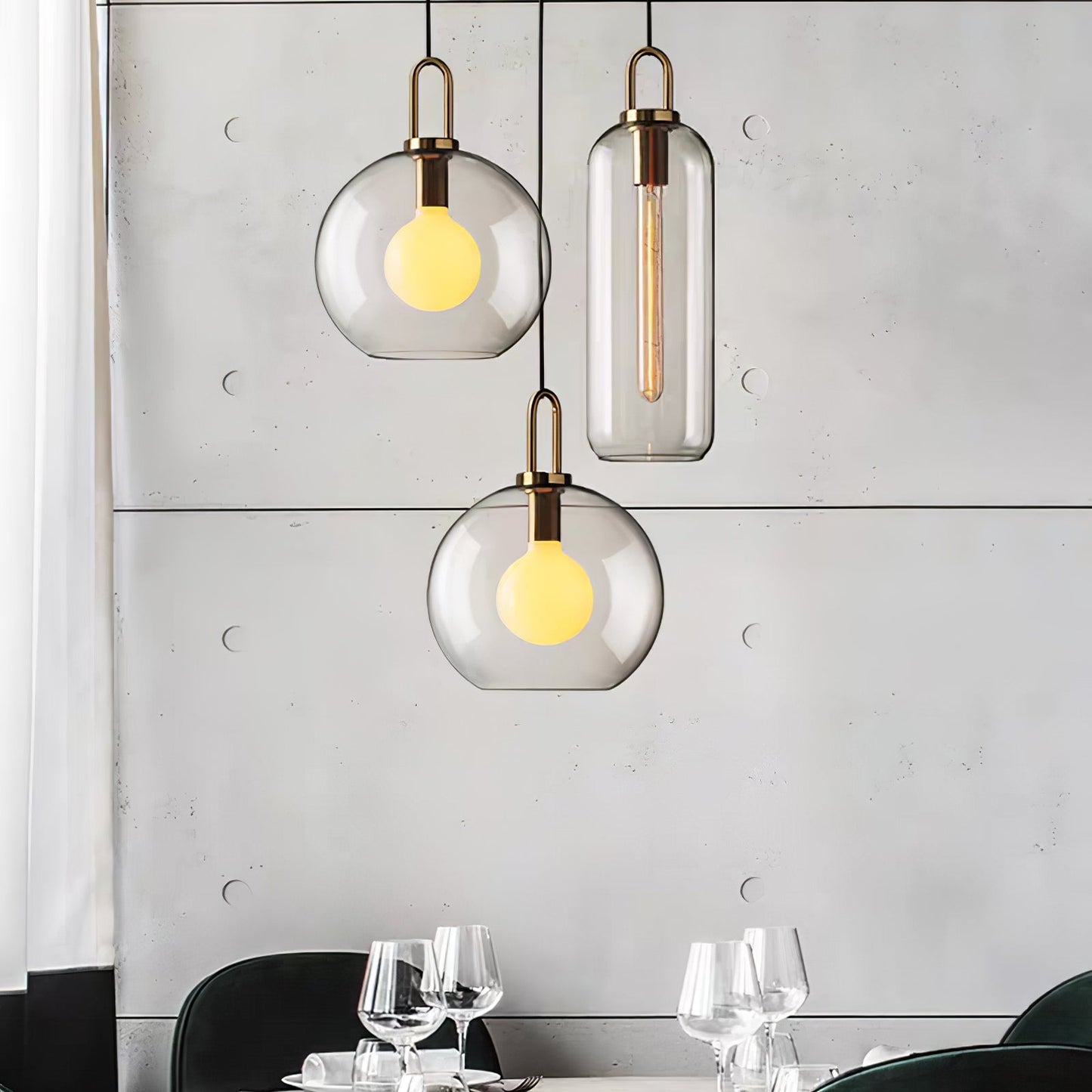 Pendulum Glass Pendant Lamp