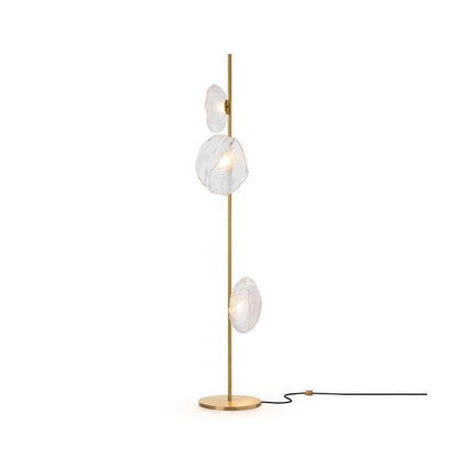Glass Mesh Petals Floor Lamp