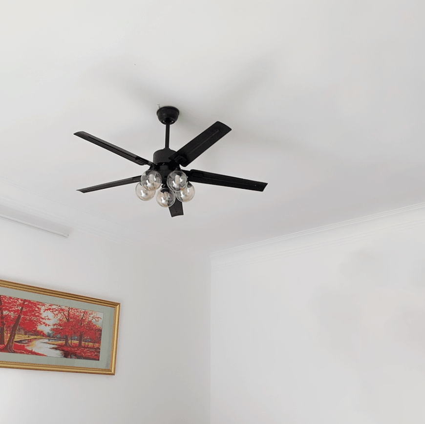 Black Vintage Ceiling Fan