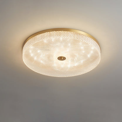 Glimmering Striped Ceiling Light