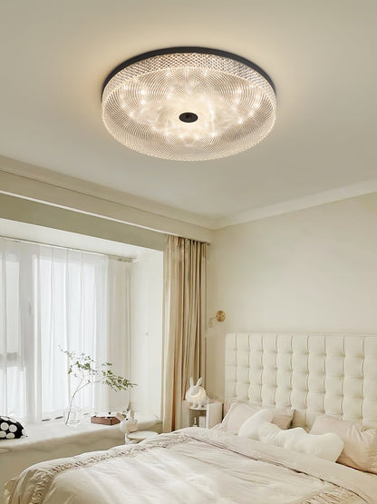 Glimmering Striped Ceiling Light