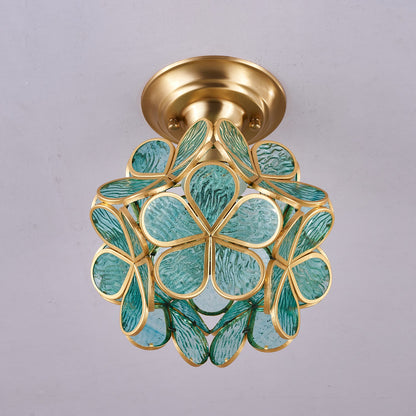 Golden Bloom Ceiling Light