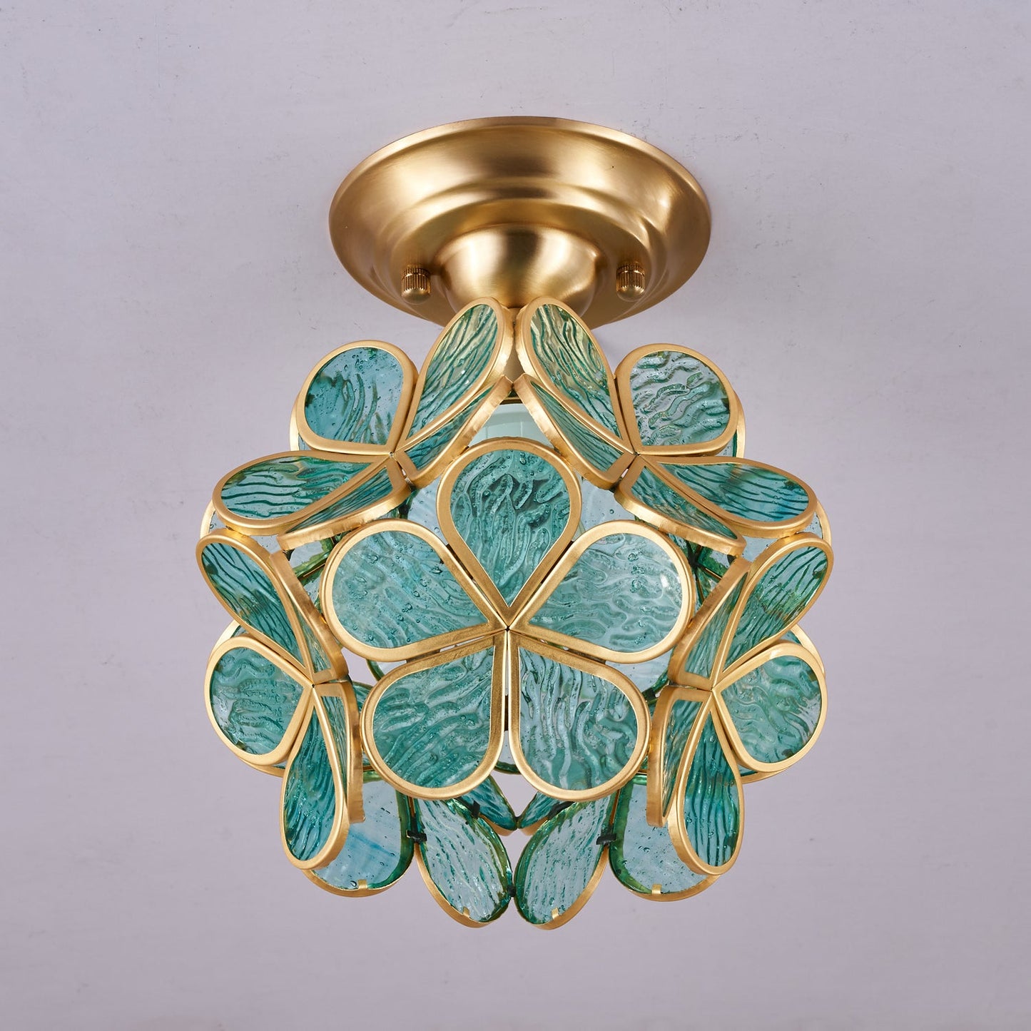 Golden Bloom Ceiling Light