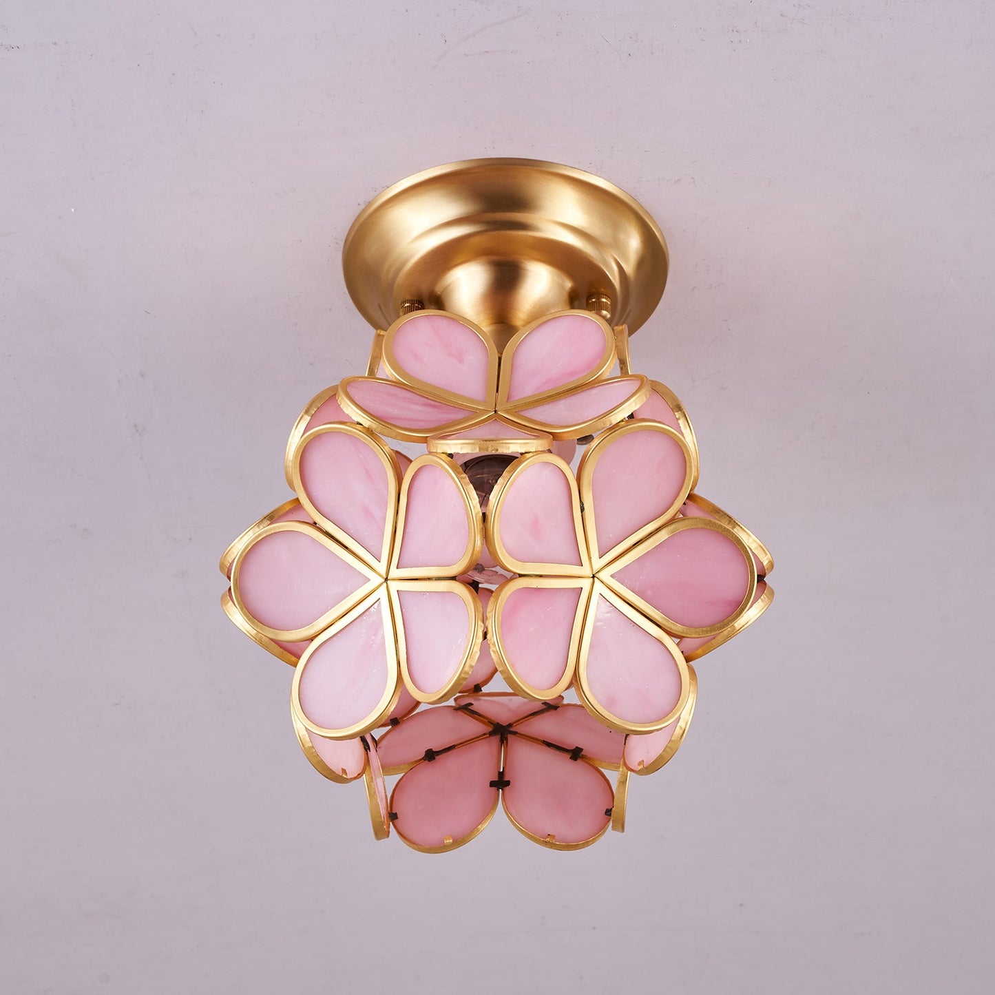Golden Bloom Ceiling Light