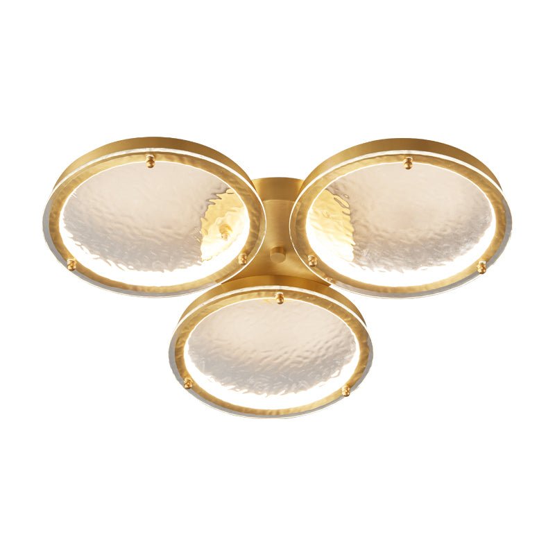 Golden Rings Ceiling Light