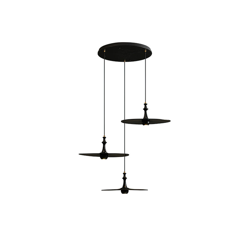 Spindle Disc Pendant Lamp