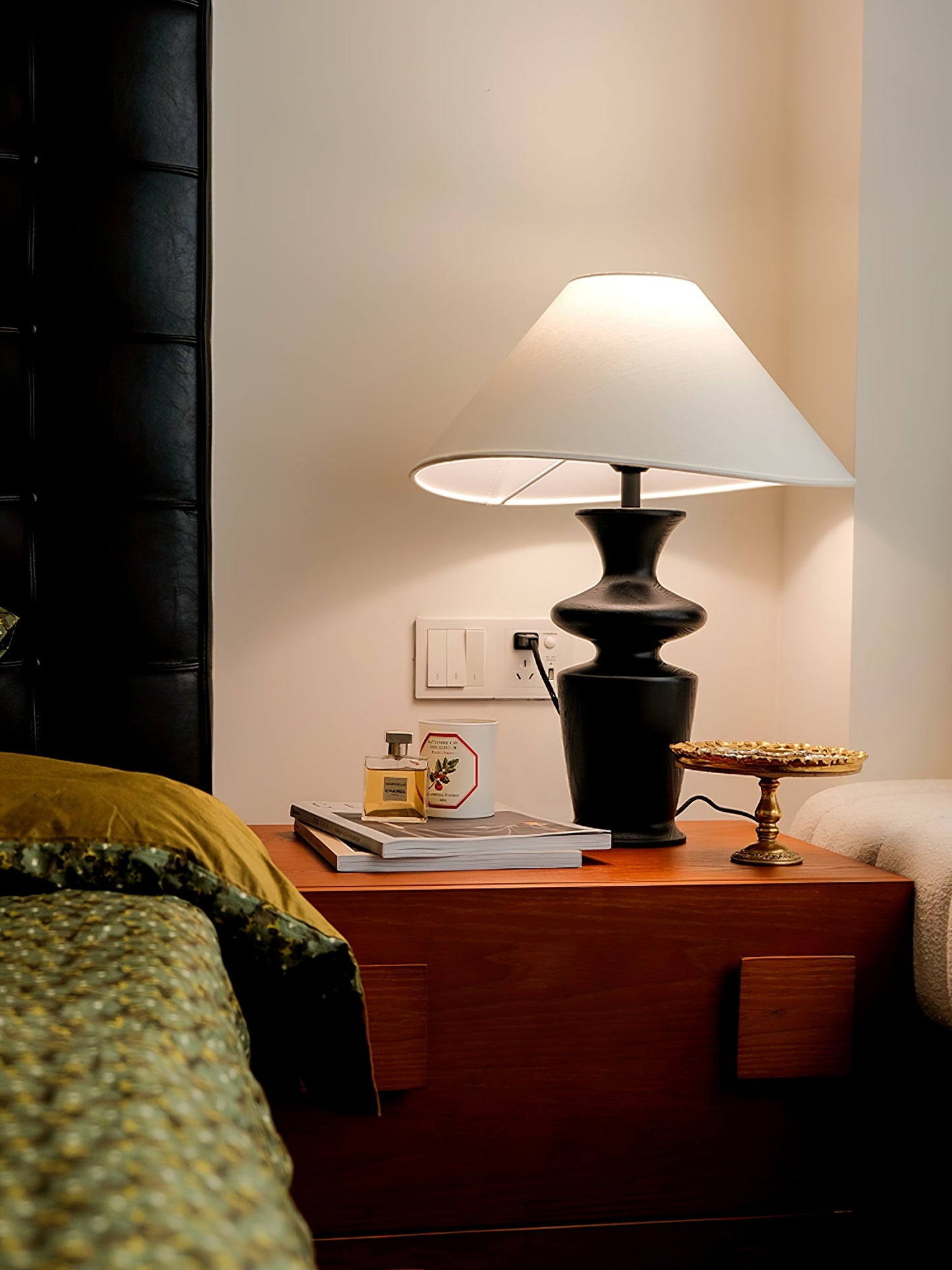 Grace Wood Table Lamp