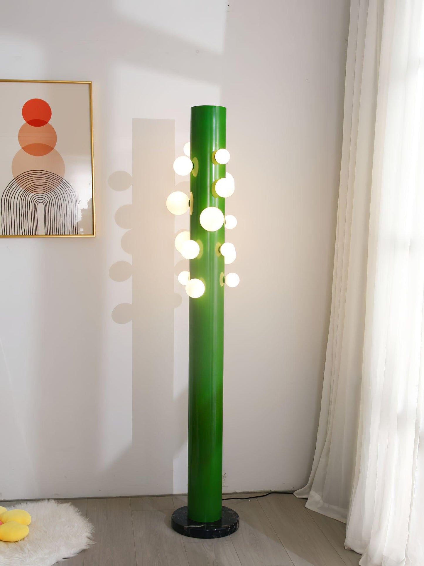 Grüne Affen-Stehlampe
