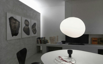 Gregg Stone Shape Glass Pendant Light