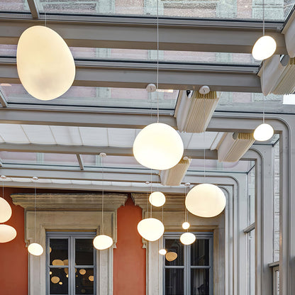 Gregg Stone Shape Glass Pendant Light