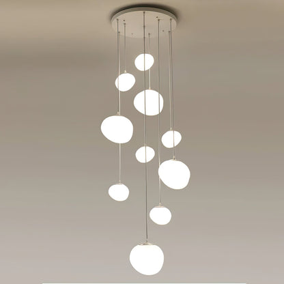 Gregg Stone Shape Glass Pendant Light