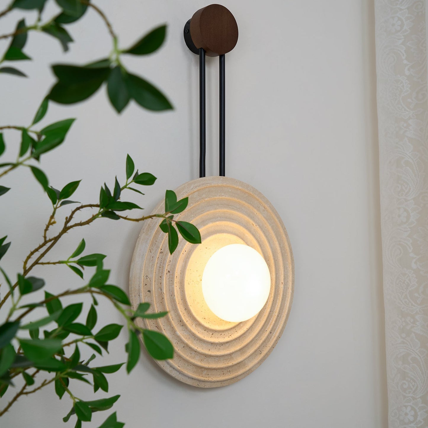 Growth Ring Wall Lamp