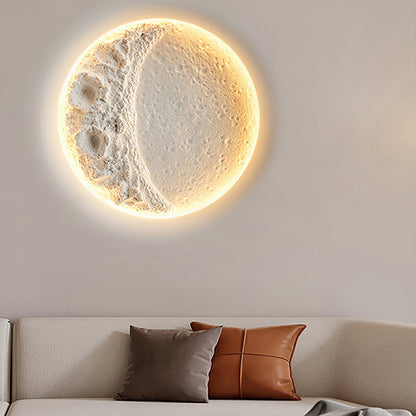 Gips Mond Wandlampe