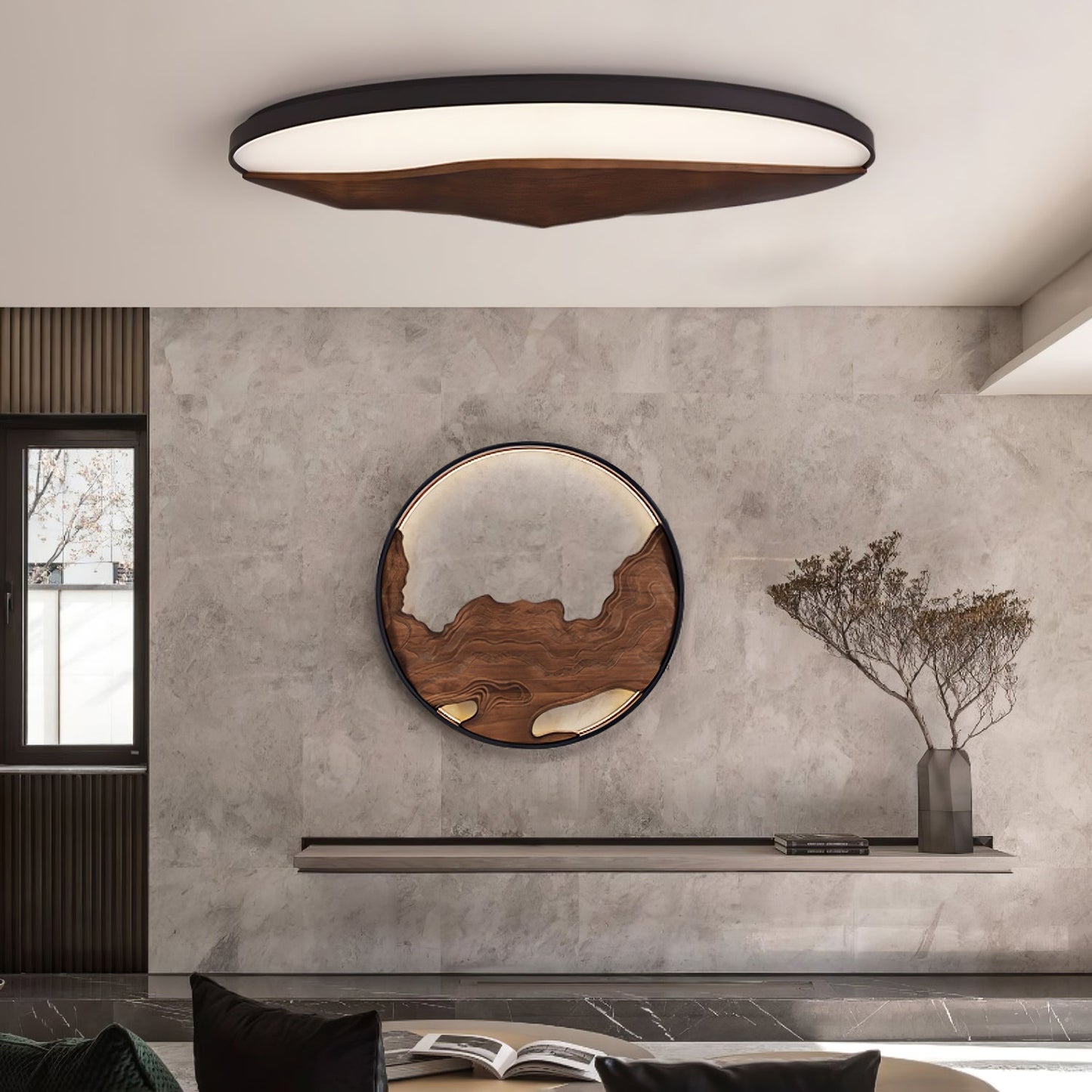 Half-Mountain Ceiling Lamp