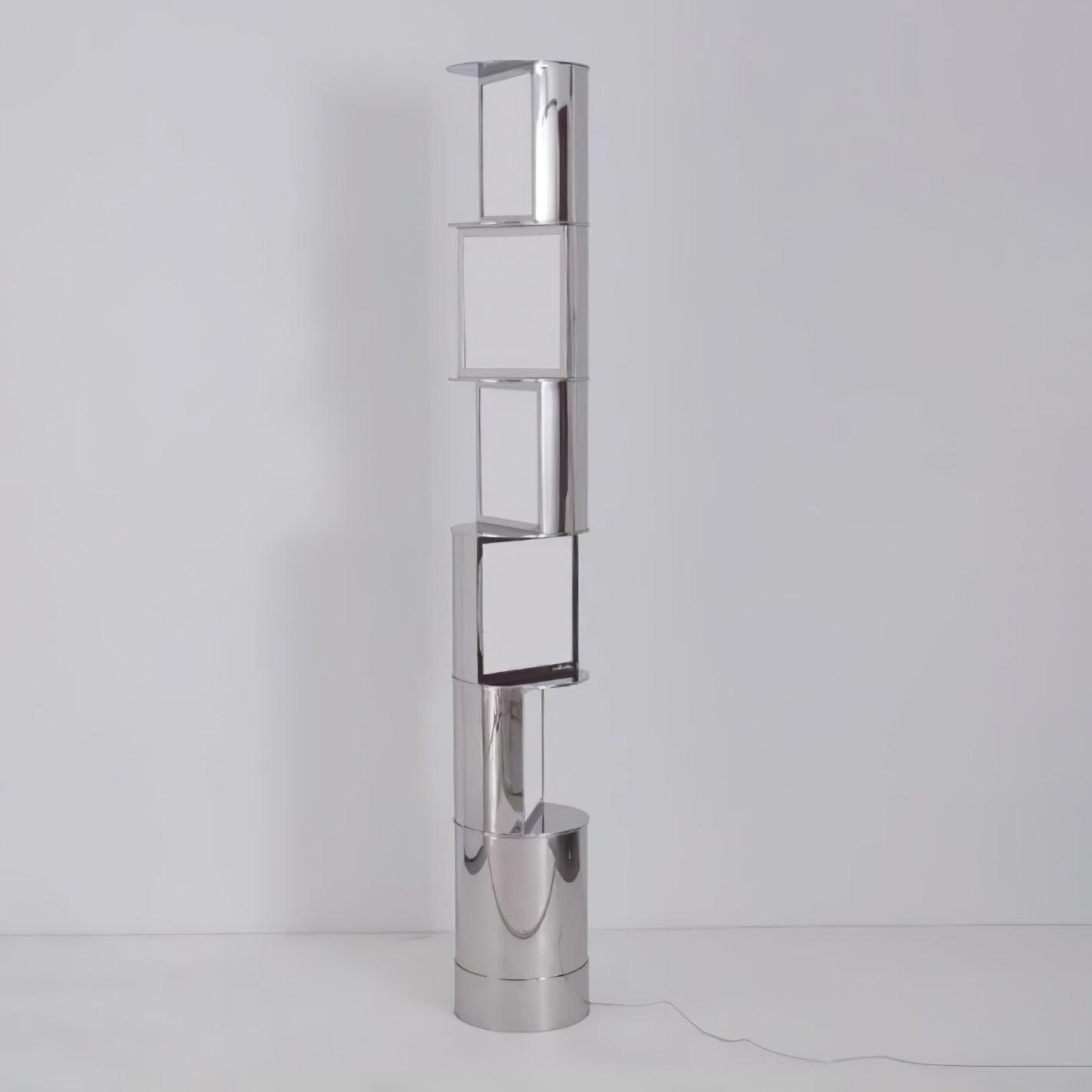 Half Cylindrical Rotating Floor Lamp