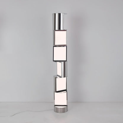 Half Cylindrical Rotating Floor Lamp