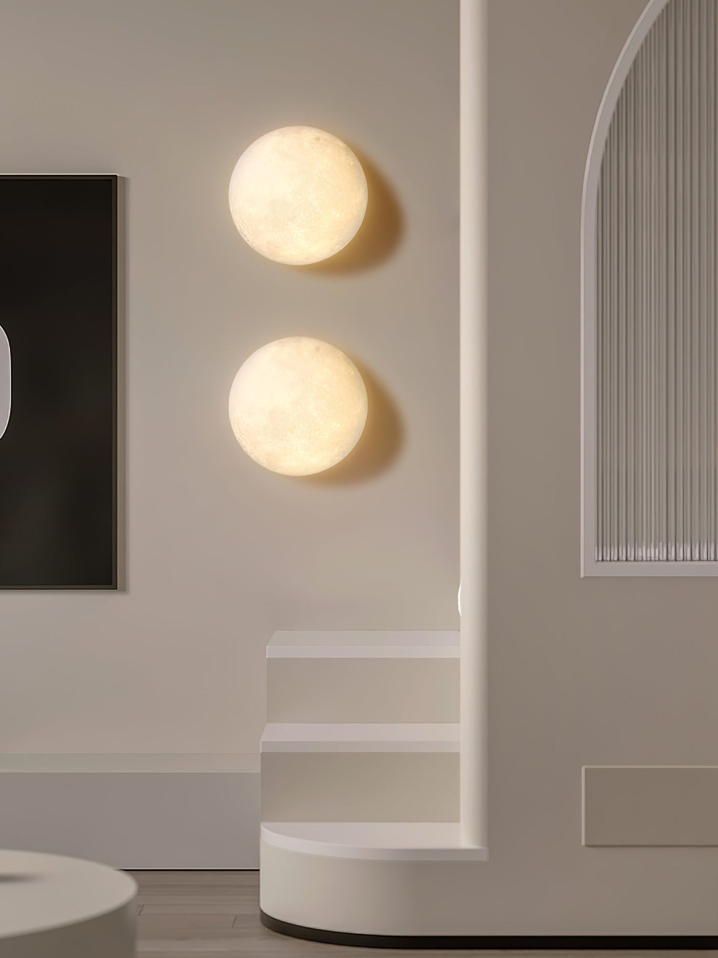 Moon 3D Wall Lamp