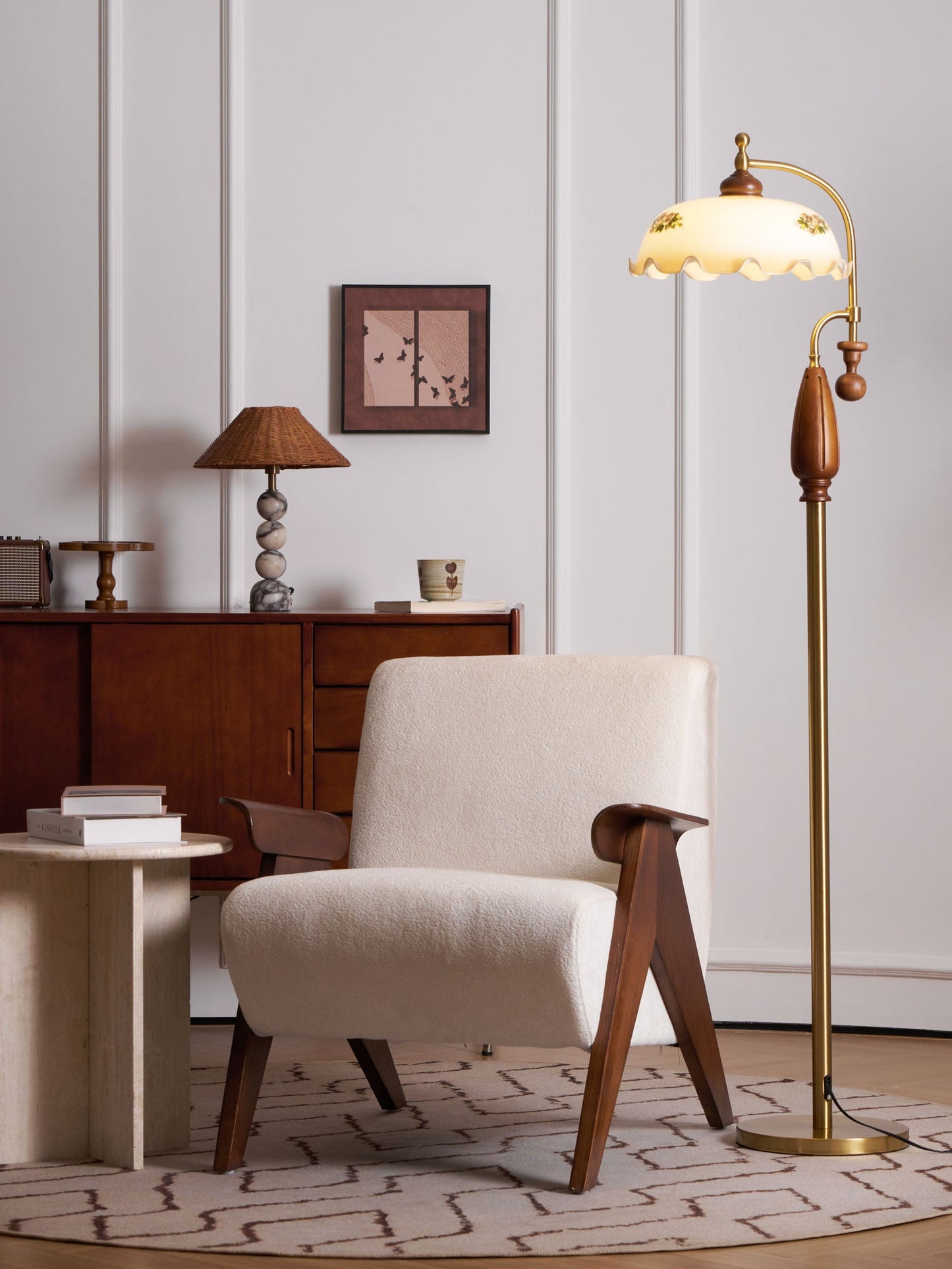 Heritage Bloom Floor Lamp