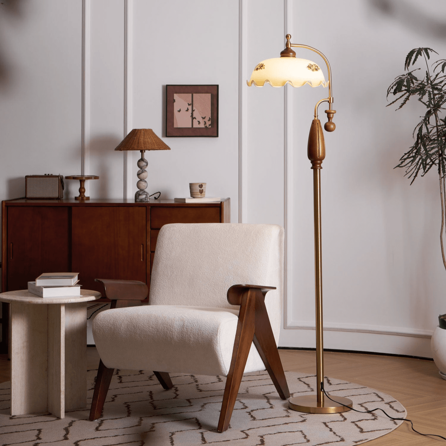 Heritage Bloom Floor Lamp