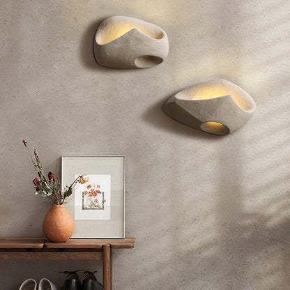 Cement Hollow Wall Light