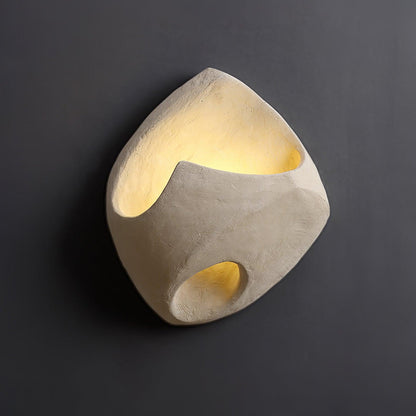 Cement Hollow Wall Light Model D ∅ 11.6″ x H 13.8″ / Dia 29.5cm x H 35cm / Cement grey Wall lamp