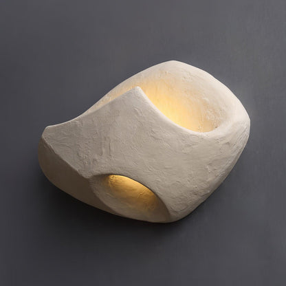 Cement Hollow Wall Light Model C ∅ 12.2″ x H 8.1″ / Dia 31cm x H 20.5cm / Cement grey Wall lamp